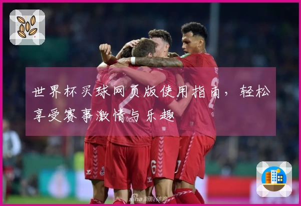 世界杯买球网页版使用指南，轻松享受赛事激情与乐趣